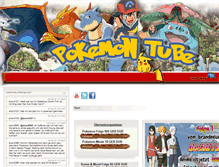 Tablet Screenshot of pokemon-tube.com